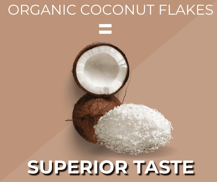Organic coconut flakes - A flavorful, textural delight - The Coconut Cooperative -