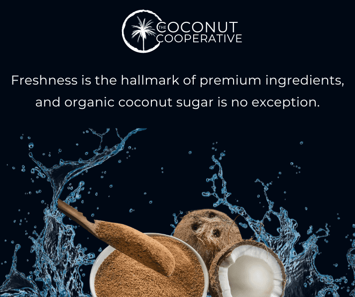 The essence of freshness in organic coconut sugar - The Coconut Cooperative -