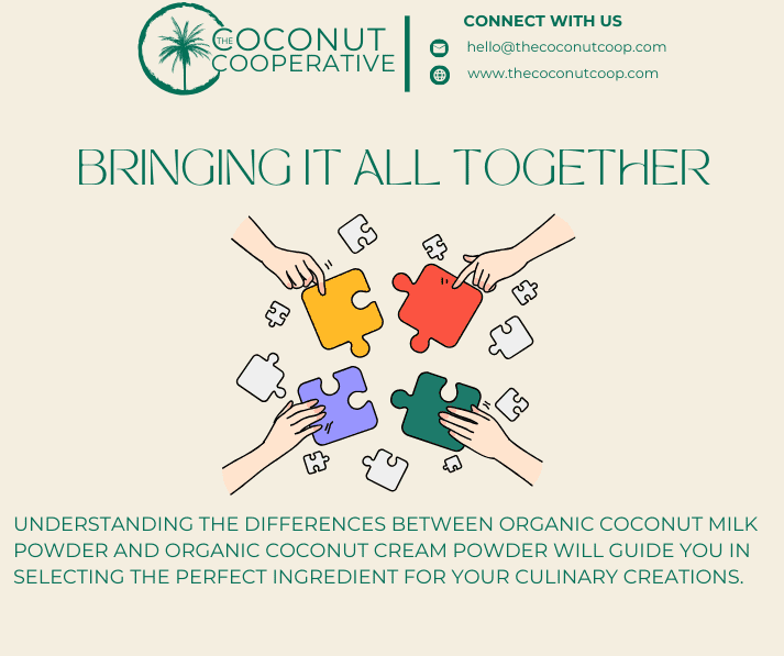Understanding the difference between coconut milk powder and coconut cream powder - The Coconut Cooperative -