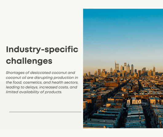 Industry-specific challenges - Desiccated coconut and coconut oil shortages - The Coconut Cooperative -