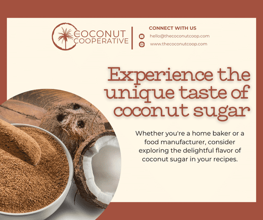 Conclusion - Experience the unique taste of coconut sugar - The Coconut Cooperative -