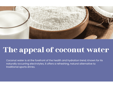 The appeal of coconut water - The Coconut Cooperative -