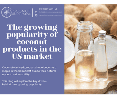 The growing popularity of coconut products in the US market