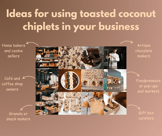 Ideas for using toasted coconut chiplets in your business - The Coconut Cooperative -