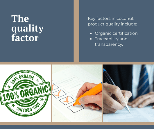 Quality factors of bulk coconut products - The Coconut Cooperative -