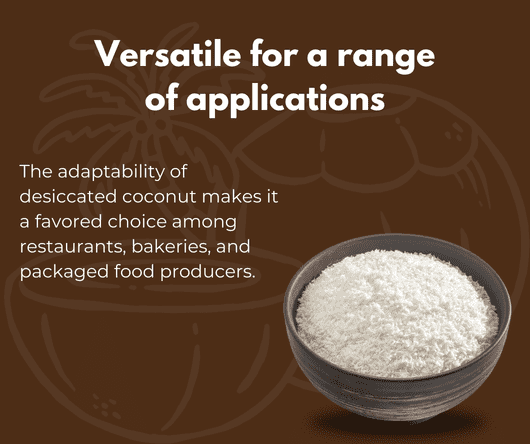 Versatile for a range of applications - Why you'll love desiccated coconut - The Coconut Cooperative -