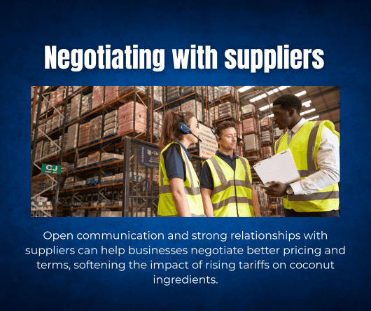 Negotiating with coconut suppliers - The Coconut Cooperative -