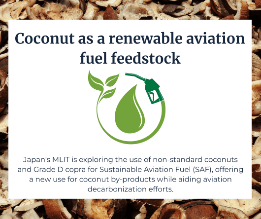 Coconut as a renewable aviation fuel feedstock - The Coconut Cooperative -