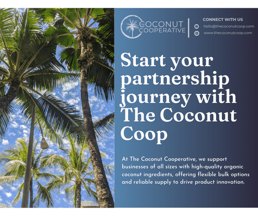 Start your partnership journey with The Coconut Coop today - The Coconut Cooperative -
