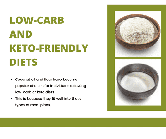 Coconut products are good options for consumers on low carb and keto friendly diets in the USA - The Coconut Coop -