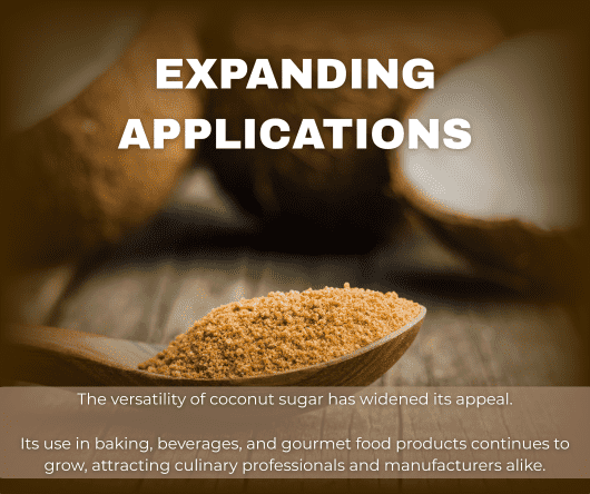 Expanding coconut sugar applications - The Coconut Cooperative -