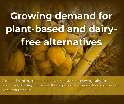 Growing demand for plant-based and dairy-free alternatives - The Coconut Cooperative -