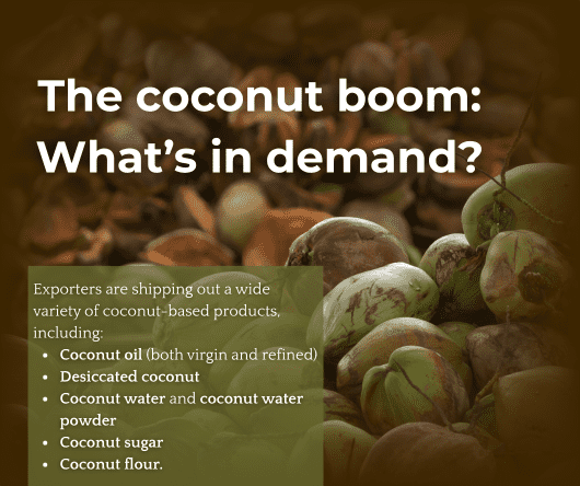 The coconut boom - What’s in demand - The Coconut Cooperative -