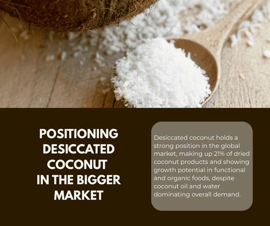 Positioning desiccated coconut in the bigger market - The Coconut Cooperative -