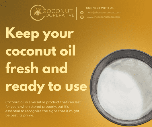 Conclusion - Keep your coconut oil fresh and ready to use - The Coconut Cooperative -