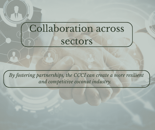 Collaboration across sectors - The Coconut Cooperative -