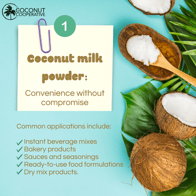 Coconut milk powder - Convenience without compromise - TCC, California -
