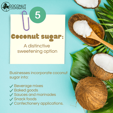 Coconut sugar - A distinctive sweetening option - The Coconut Cooperative -