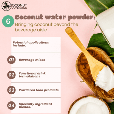 Coconut water powder - Bringing coconut beyond the beverage aisle - The Coconut Coop, California -