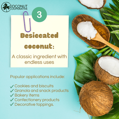 Desiccated coconut - A classic ingredient with endless uses - The Coconut Coop -