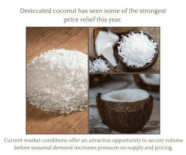 Desiccated coconut remains one of the strongest buying opportunities - The Coconut Cooperative -