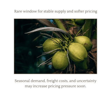Secure your coconut ingredient supply now - The Coconut Cooperative -